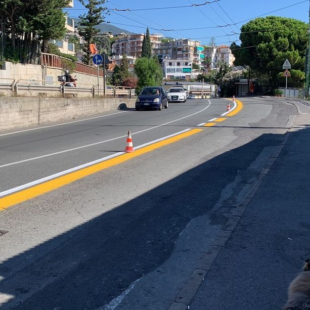 Sanremo: allungata corsia degli autobus, cittadini arrabbiati &quot;Strada troppo stretta&quot;