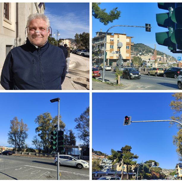 Imperia, posizionati i semafori davanti al Comune, in arrivo la rivoluzione viabilistica  in viale Matteotti