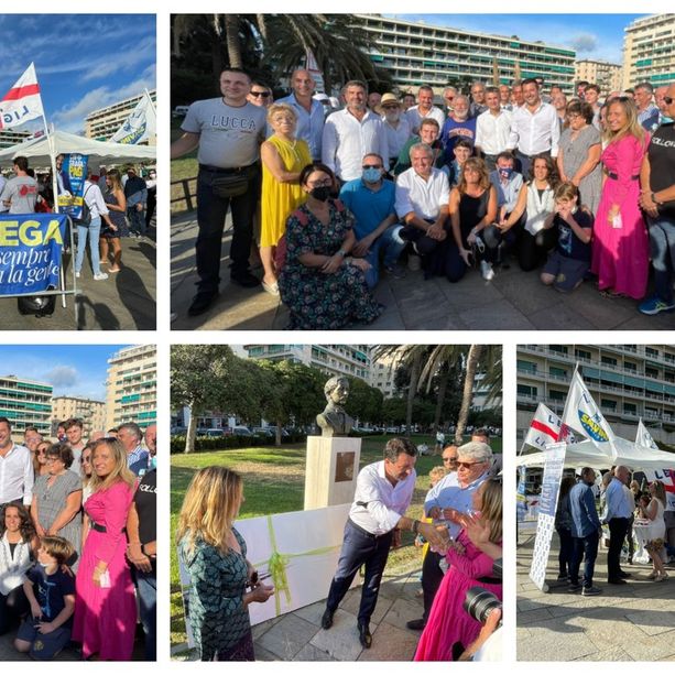 Matteo Salvini in visita a Genova: &quot;Noi abbiamo migliorato questo governo&quot; (FOTO e VIDEO)
