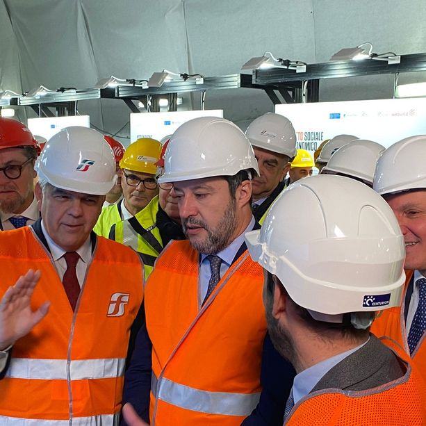 Terzo Valico, &quot;Primo treno entro il 2025&quot;, Salini e Salvini: &quot;E' il ponte di Messina del Nord&quot;