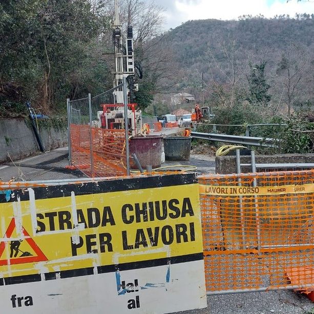 Frana sulla Sp12 al Santuario, la Provincia: &quot;Prevediamo di aprire a senso alternato la settimana del 13 maggio&quot;
