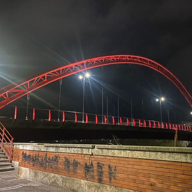 Albenga, si arrampica sul Ponte Rosso e inscena una protesta: soccorsi mobilitati