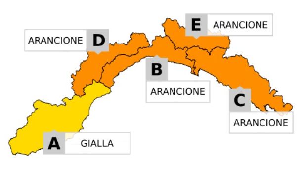 Resta l’allerta gialla: prolungata fino alla mezzanotte