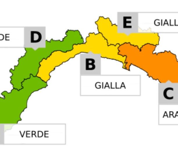 Maltempo: lunedì 12 aprile allerta gialla nel centro levante savonese