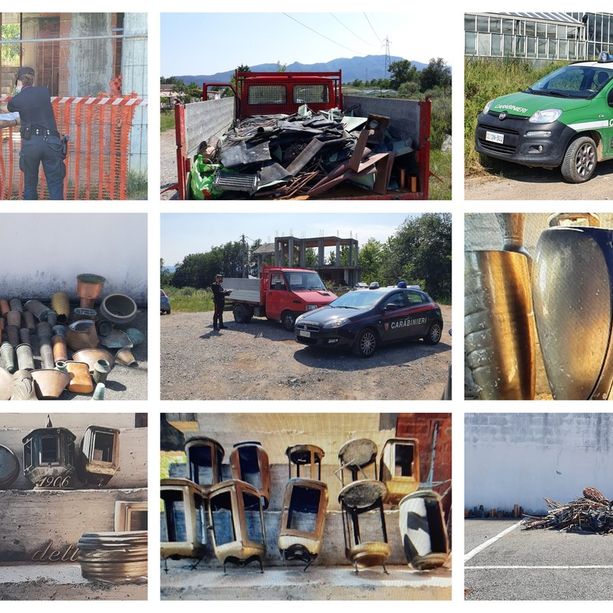 Aveva attivato un centro abusivo di raccolta rifiuti nell'albenganese: denunciato artigiano