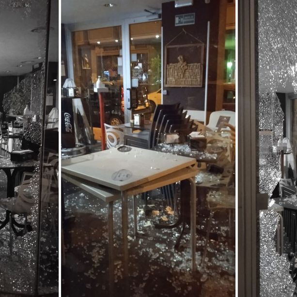 Savona, sfondata la vetrata del Bar Monique: rubati fondo cassa e documenti