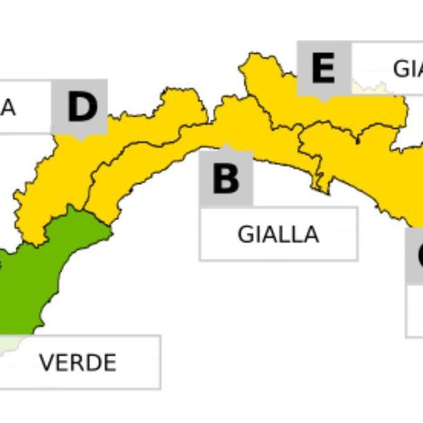Torna il maltempo nel savonese, allerta gialla per temporali