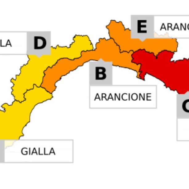 Maltempo, precipitazioni deboli nella notte, salito il livello dei fiumi a Levante