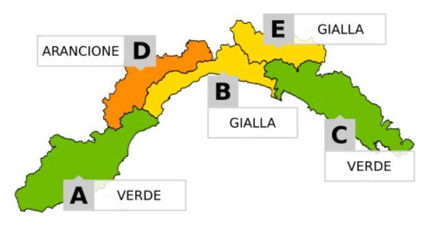 Maltempo nel savonese, modificata l'allerta neve: le previsioni meteo