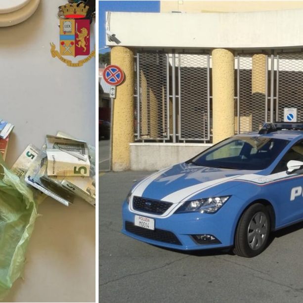 Savona: tenta di liberarsi della droga prima che i poliziotti lo raggiungano, ma invano. Un arresto alle Trincee
