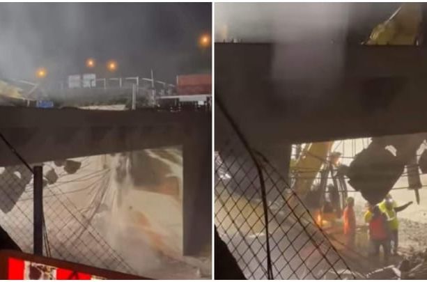 Varazze, demolito il cavalcavia della Vignetta sull'A10: domani il posizionamento del ponte sostitutivo