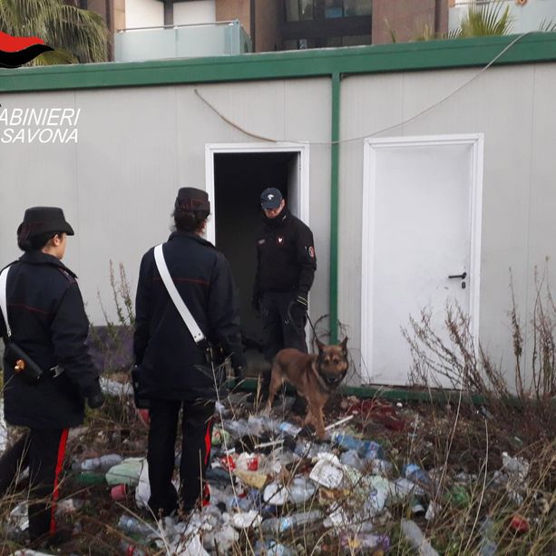 Ceriale, setacciata nuovamente dai carabinieri l’area T1. Quattro persone identificate e denunciate