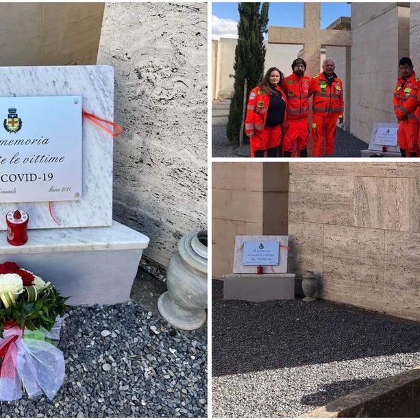 A Borghetto S.Spirito l'omaggio alle vittime del Covid: commozione nel ricordo di quei drammatici giorni (FOTO)