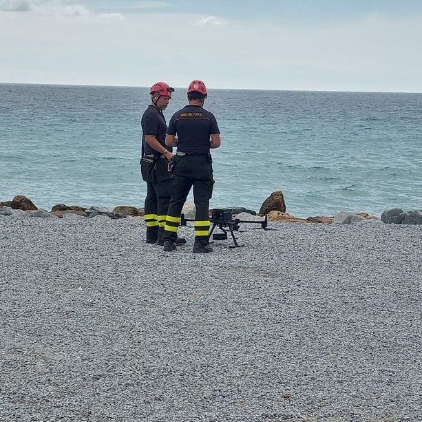 Savona, utilizzati anche i droni le ricerche del 20enne scomparso. Al momento operazioni sospese (FOTO e VIDEO)