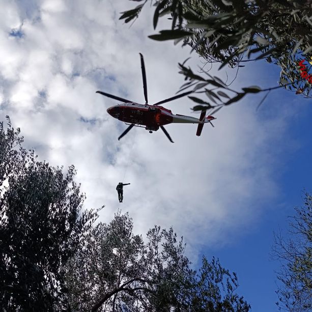 Trovato l’uomo disperso ad Alassio: era sulle alture, in zona impervia