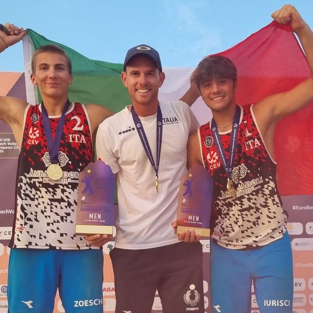 Beach Volley. L'Under 18 del CT Emanuele Sbravati è Campione d'Europa, in Georgia trionfa la coppia Lurisci - Zoeschg (VIDEO)