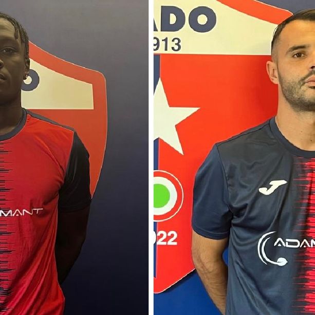 Fotonotizia. Ecco Pisanu e Ndianefo con la maglia rossoblu