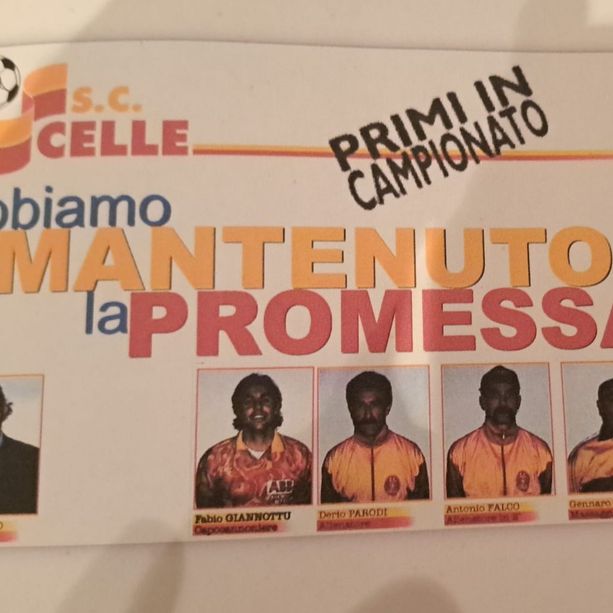 Lutto per la scomparsa dell'ex sindaco Renato Zunino: fu il presidente del Celle &quot;dei record&quot;