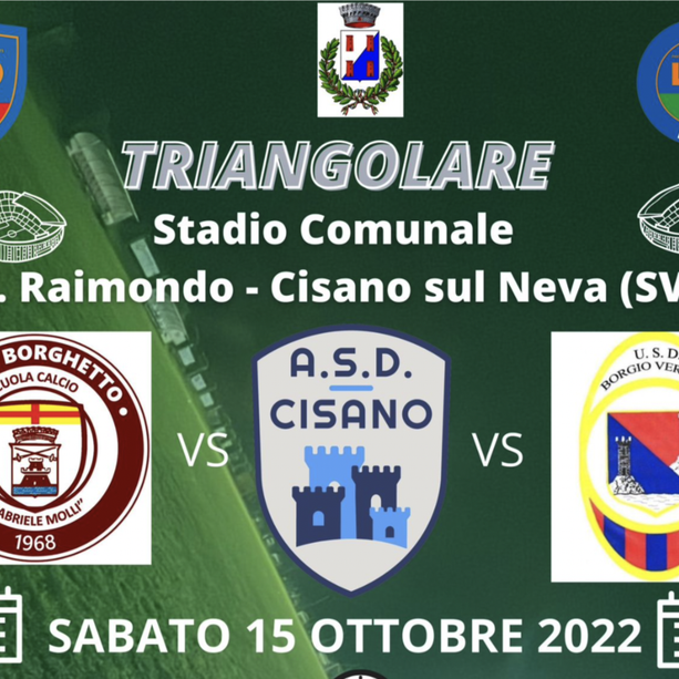 Calcio. Le big di Seconda Categoria sabato a Cisano: i biancoblu ospiteranno il triangolare con Borgio Verezzi e Borghetto