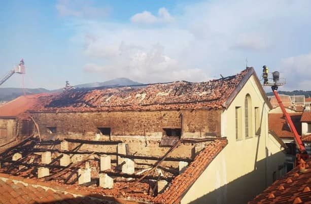 Incendio alla Parrocchia di San Lorenzo, il messaggio di speranza della Cairese: &quot;Forza Cairo, ci risolleveremo!&quot;