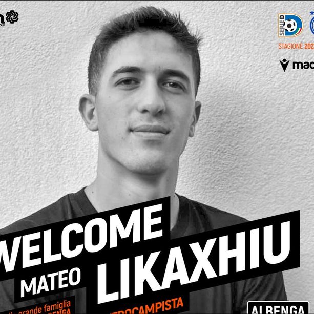 Calciomercato, Albenga. Gioventù ma una buona esperienza in mediana, fatta per l'ex Sanremese Mateo Likaxhiu