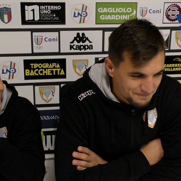 Calcio, Albenga. Che parterre nel post partita. I gemelli Graziani e Radu Mitu tra consapevolezza e piedi a terra (VIDEO)