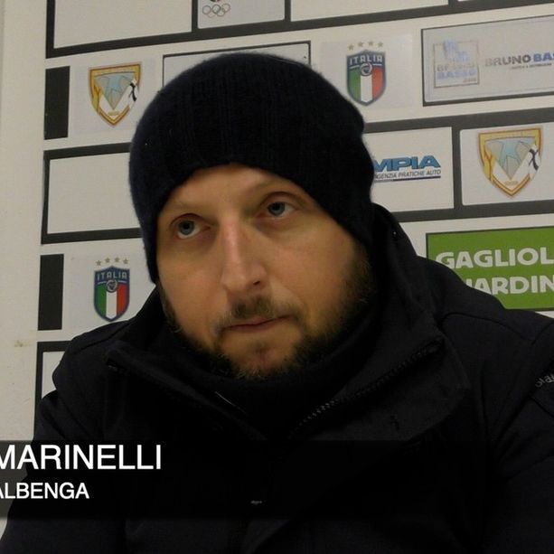 Calcio. Albenga. Marinelli tra gioia e sassolini: &quot;Questa squadra ha sempre fame. A Savona impossibile fare calcio&quot; (VIDEO)