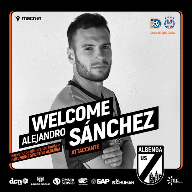 Calciomercato, Albenga. L'attacco bianconero parla spagnolo, preso Josè Alejandro &quot;Chico&quot; Sánchez Biedma (VIDEO)