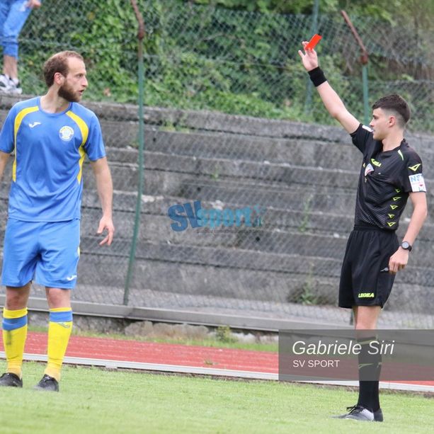 Calcio. Stangata sulla Cairese: squalificato Giribone fino a fine giugno. Due turni a Facello e Benzi, uno a Piana