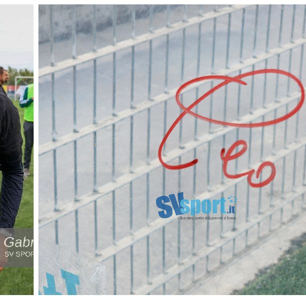 Calcio, Albenga. La firma sulla sua panchina. Ecco come Pietro Buttu ha salutato l'Annibale Riva