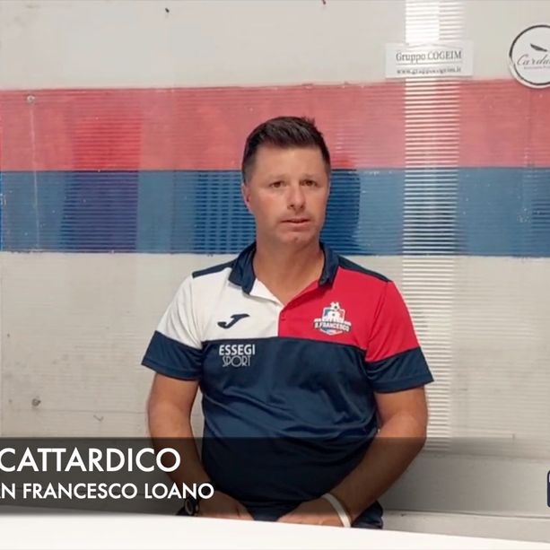 Calcio, San Francesco Loano. Cattardico non soffre l'alta classifica: &quot;Consapevoli, ma anche a Legino serviranno umiltà e sacrificio&quot;