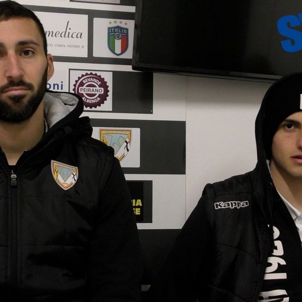 Calcio, Albenga. Due generazioni in conferenza, Gargiulo e SCalvini dopo il 4-1 alla Sestrese. &quot;Inizio difficile, poi ci siamo ritrovati&quot; (VIDEO)