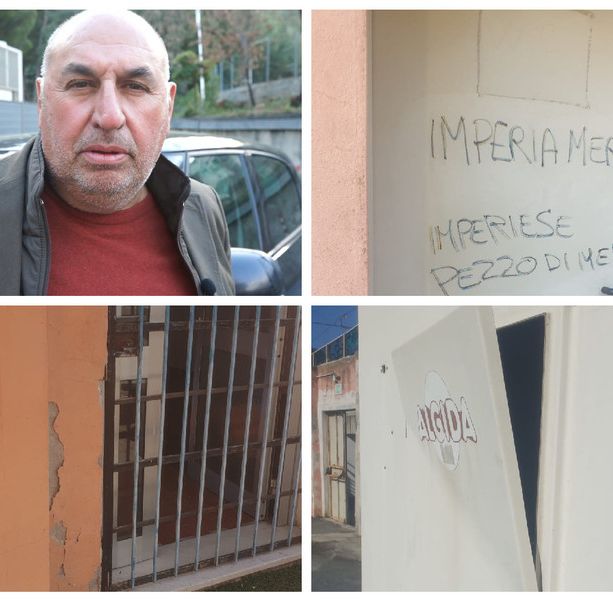 Imperia, scritte ingiuriose al 'Ciccione'. Gramondo: &quot;Ingiustificate, siamo ancora in corsa per la serie D&quot;