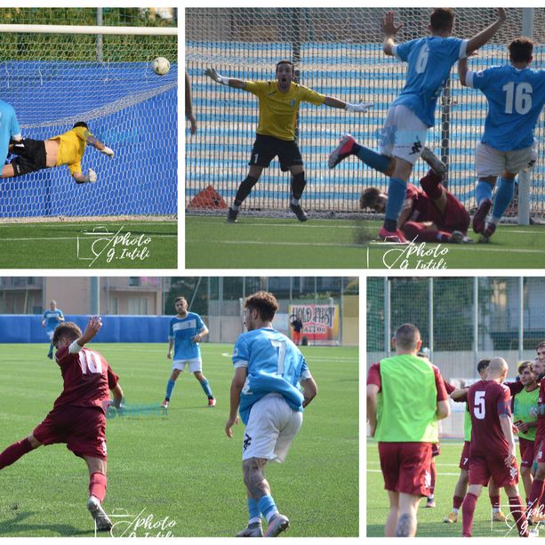 Calcio, Pietra Ligure - Ventimiglia 2-3: riviviamo il successo granata negli scatti di Giulia Intili