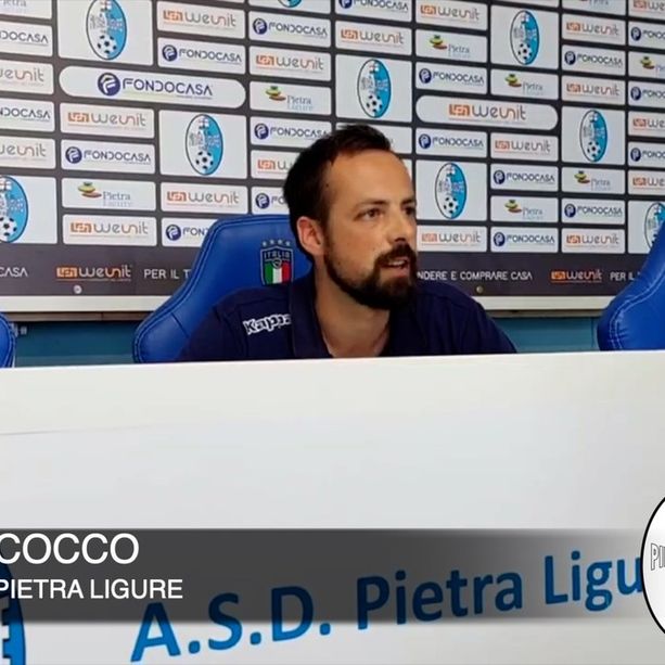 Calcio, Pietra Ligure. Cocco tiene la barra dritta: &quot;Impossibile non soffrire in inferiorità numerica, ma la semina porta sempre un raccolto&quot; (VIDEO)