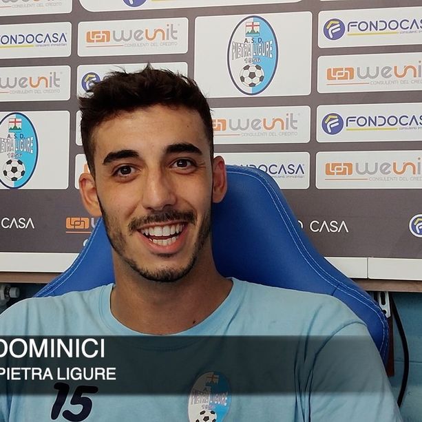 Calcio, Pietra Ligure. Dominici si tiene stretto il punto con il Campomorone: &quot;Gara preparata al meglio, sapevamo di doverci esprimere su alti livelli tecnici e fisici&quot; (VIDEO)