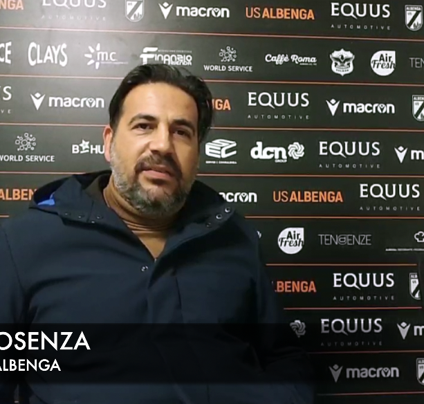 Calcio, Albenga. Il presidente Cosenza ai tifosi: &quot;Le voci sulla società? Onoreremo i nostri impegni. La trattativa con Pino Parrelli si è fermata subito&quot; (VIDEO)
