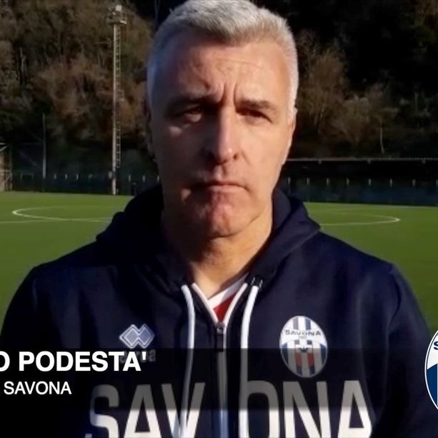 Calcio, Savona. Ripartenza al meglio per Podestà dopo lo stop Covid: &quot;Era un'incognita, si iniziano a vedere i principi di gioco&quot; (VIDEO)