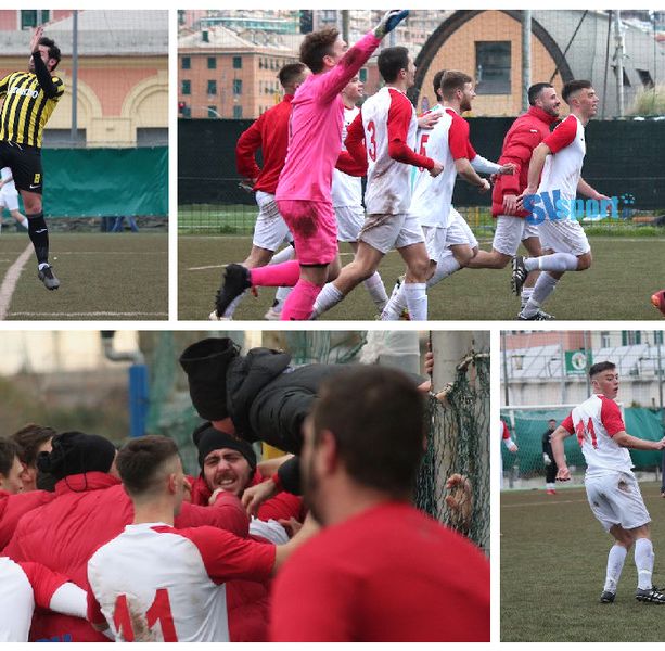Calcio. Colpaccio Q&amp;V a Pra. Gli scatti della vittoria biancorossoviola (FOTOGALLERY)