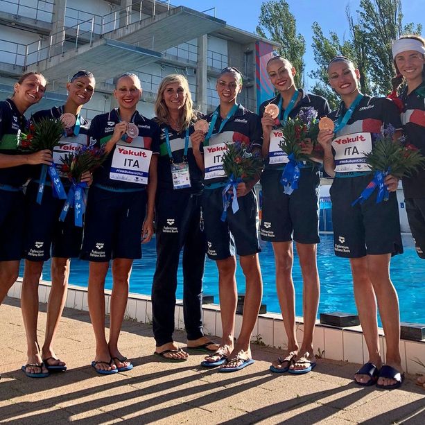 Sincro. Settebello savonese agli Europei di Roma, 12 medaglie e la Coppa Europa per le nostreportacolori