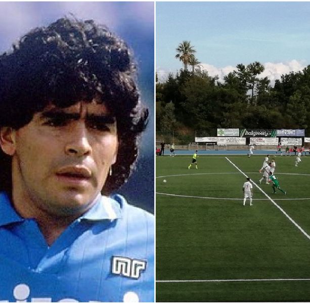 Quando Maradona si allenò alla Natta a Celle, il ricordo dei palleggi con un'arancia