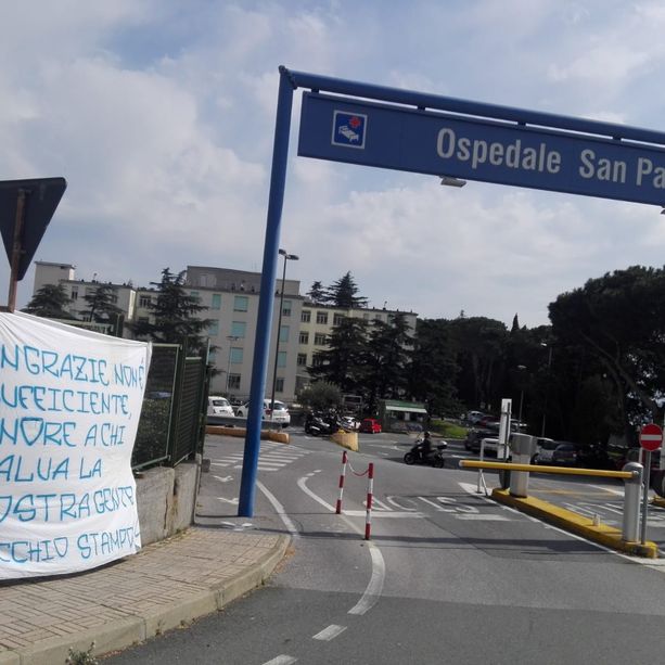 Calcio, Savona. Il gruppo &quot;Vecchio Stampo&quot; ringrazia gli operatori sanitari: &quot;Un grazie non è sufficiente, onore a chi salva la nostra gente&quot;