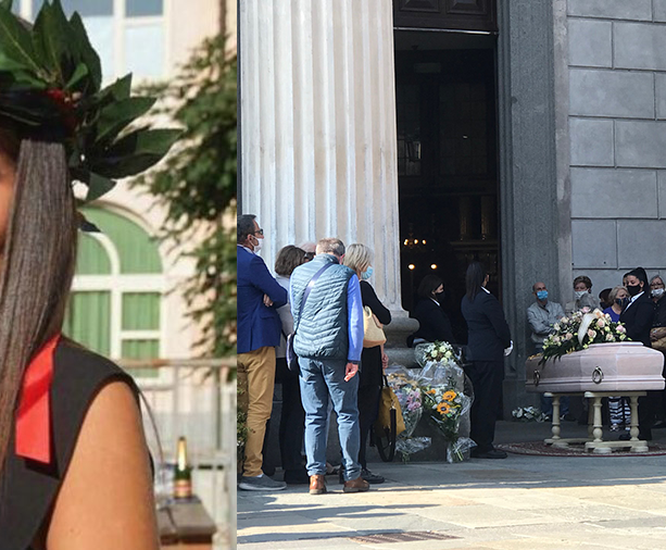 Silenzio e dolore al funerale di Camilla: “La tua vita ci insegni a valorizzare ogni istante di questo tempo limitato che ci è dato”