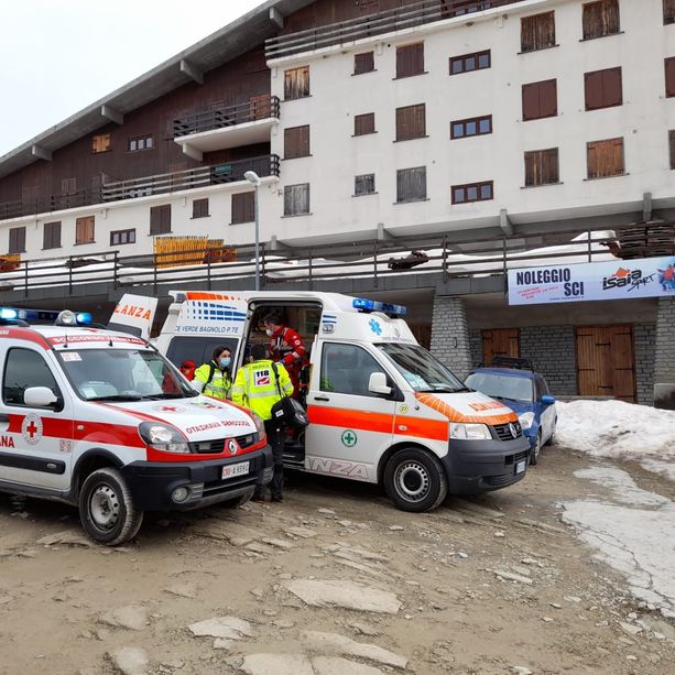 Bimbo cade dallo slittino a Rucas di Bagnolo. Trasportato in elisoccorso al Regina Margherita di Torino