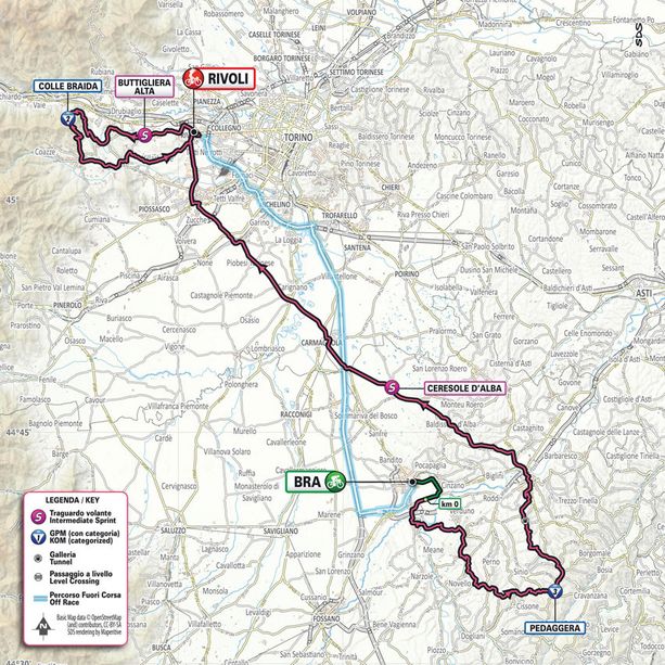 Domani c'è la Bra-Rivoli: tutto ciò che c'è da sapere sulla tappa del Giro d'Italia