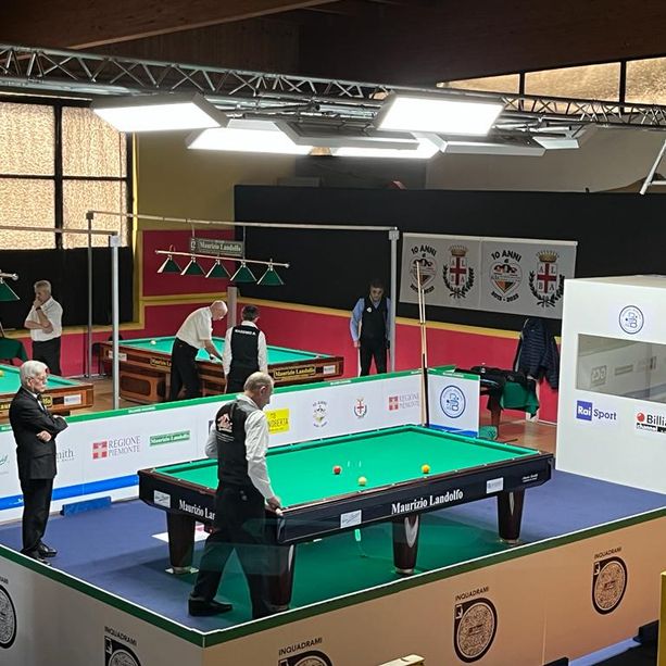 Alba, tutto esaurito nel primo giorno della  6ª prova FIBIS Challenge nazionale di biliardo
