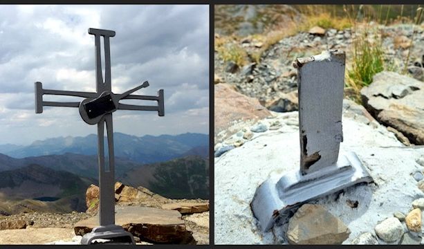 Atti vandalici sul monte Enciastraia, ad Argentera: spezzata la croce in ricordo del giovane Enrico Marrale