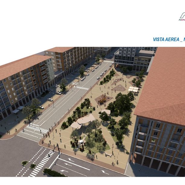 Piazza Europa, nessuna sorpresa il progetto esecutivo presentato in commissione. Via i cedri,  al posto 48 caducifoglie [FOTO]