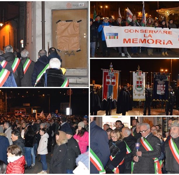 &quot;Mondovì non ha paura del diverso&quot;: la risposta monregalese (a lume di fiaccola) all'antisemitismo (FOTO e VIDEO)