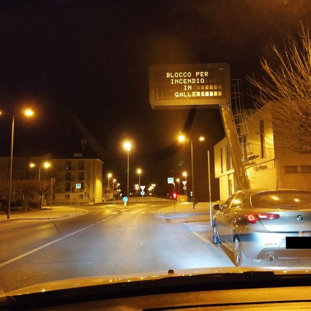 Cuneo, incendio nella galleria Est-Ovest? Ma è solo un (falso) allarme